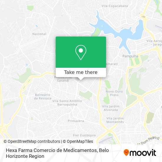 Hexa Farma Comercio de Medicamentos map