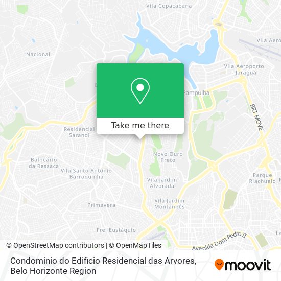 Condominio do Edificio Residencial das Arvores map