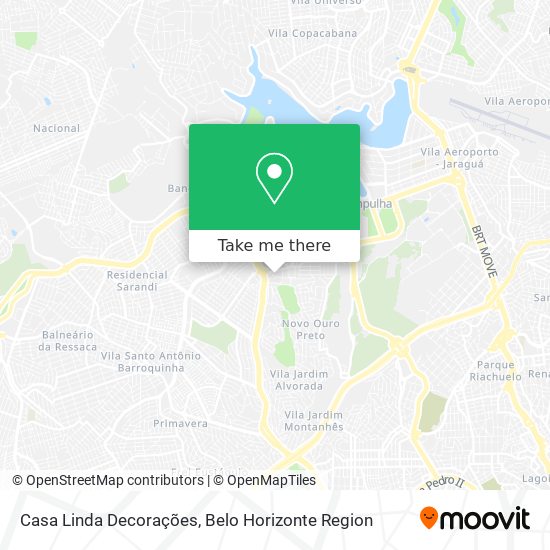 Casa Linda Decorações map