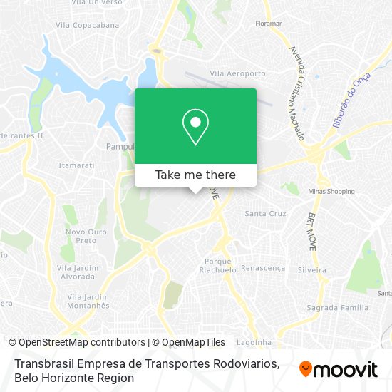 Transbrasil Empresa de Transportes Rodoviarios map