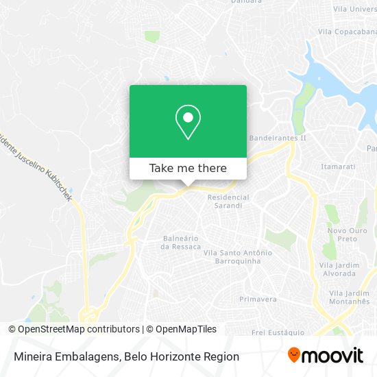 Mineira Embalagens map