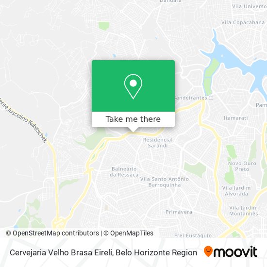 Cervejaria Velho Brasa Eireli map