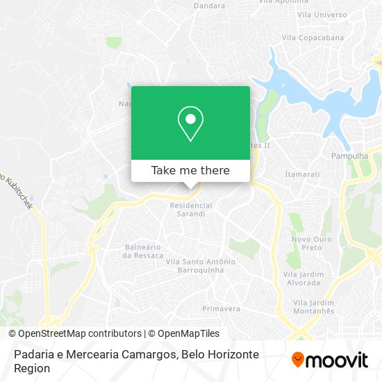 Padaria e Mercearia Camargos map