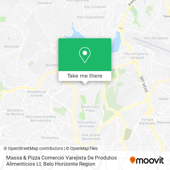 Massa & Pizza Comercio Varejista De Produtos Alimenticios Lt map