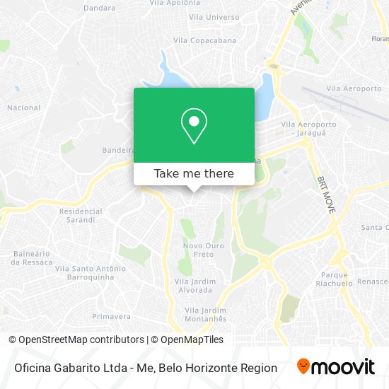 Oficina Gabarito Ltda - Me map