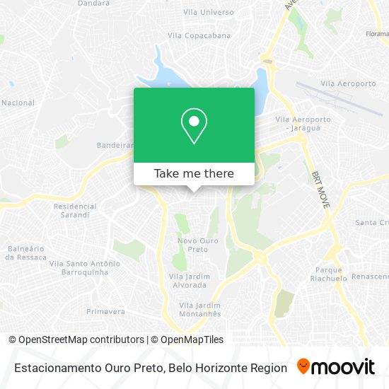 Estacionamento Ouro Preto map