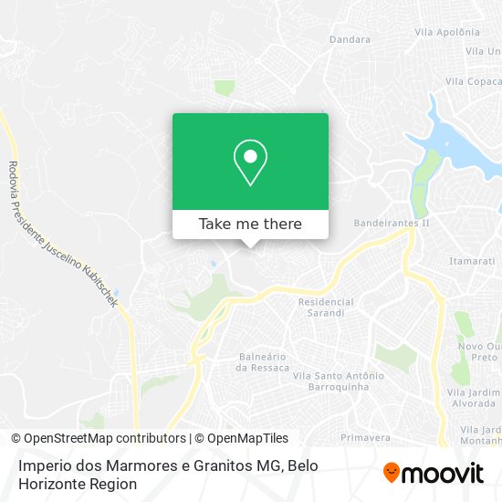 Imperio dos Marmores e Granitos MG map