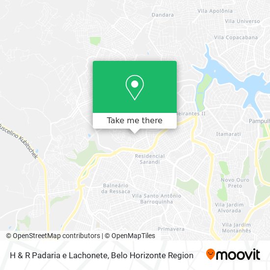 H & R Padaria e Lachonete map