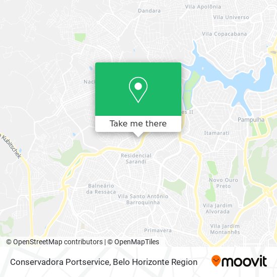 Conservadora Portservice map