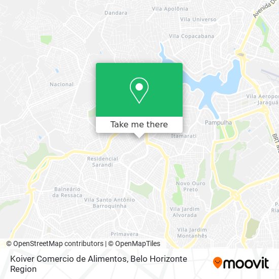 Koiver Comercio de Alimentos map