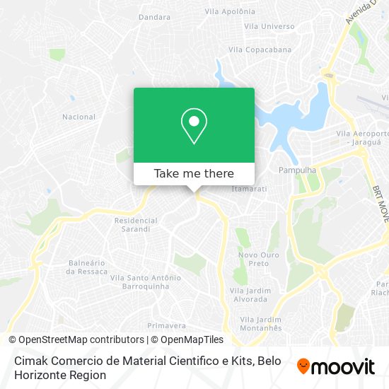 Cimak Comercio de Material Cientifico e Kits map