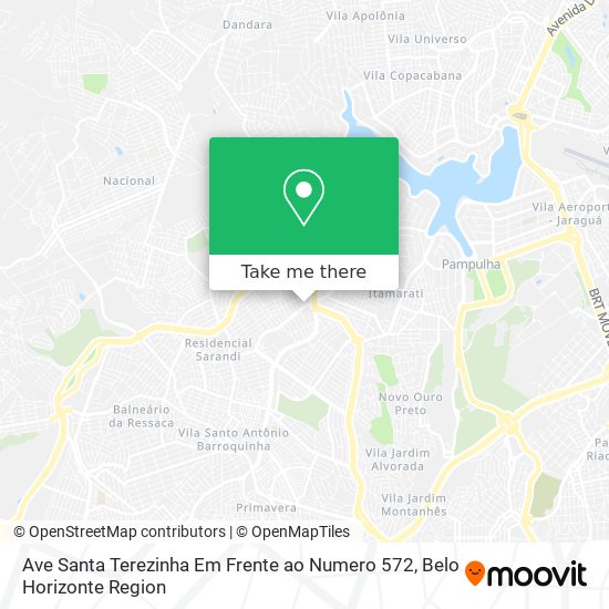 Ave Santa Terezinha Em Frente ao Numero 572 map