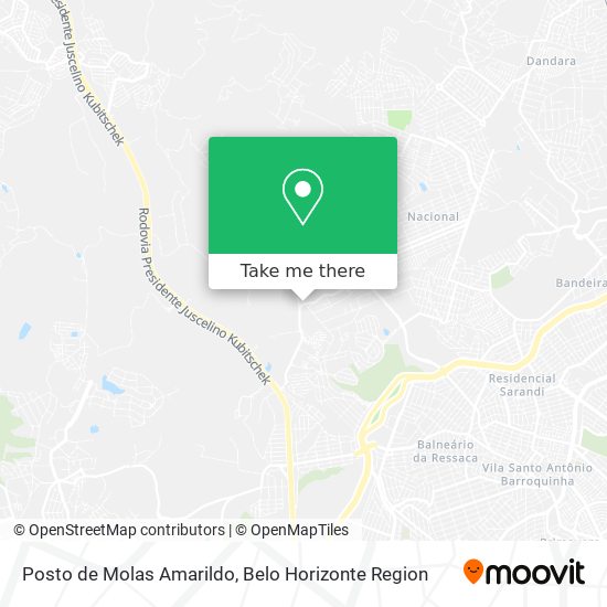 Posto de Molas Amarildo map