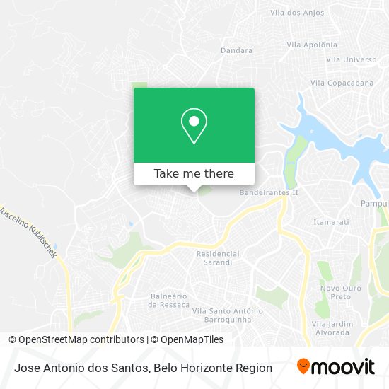 Jose Antonio dos Santos map