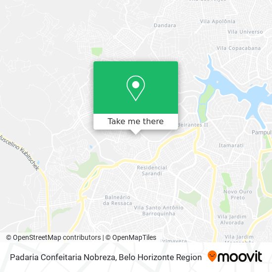 Padaria Confeitaria Nobreza map