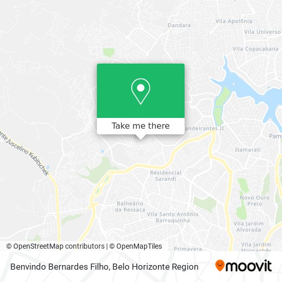 Benvindo Bernardes Filho map