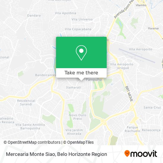 Mapa Mercearia Monte Siao