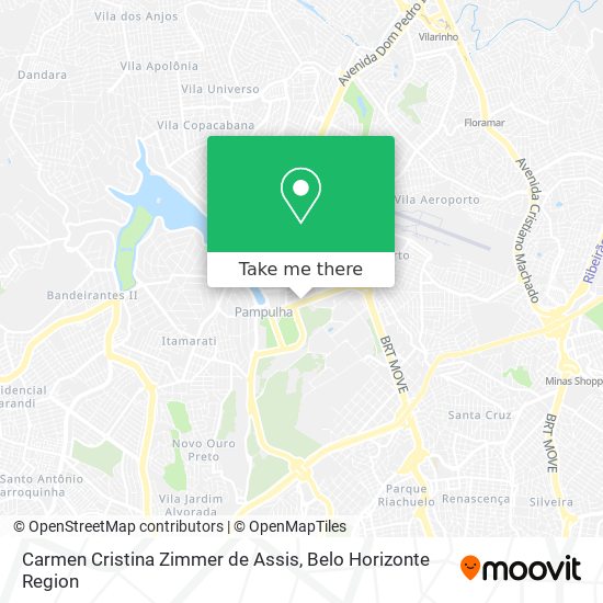 Carmen Cristina Zimmer de Assis map