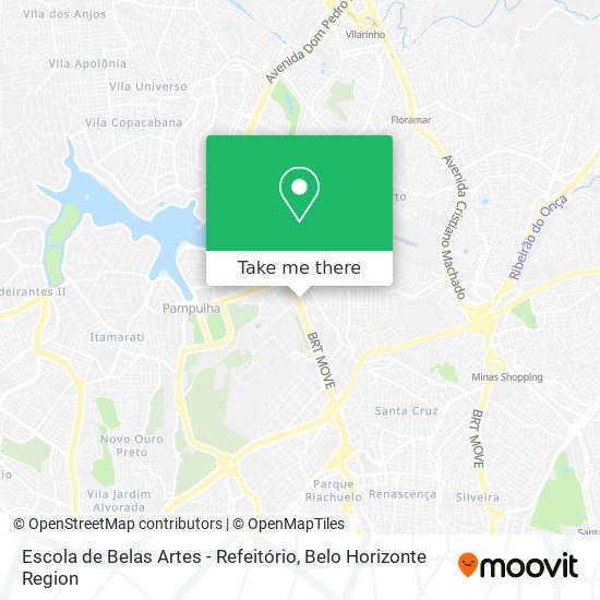 Escola de Belas Artes - Refeitório map