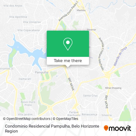 Condominio Residencial Pampulha map