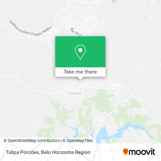 Tulipa Porcões map
