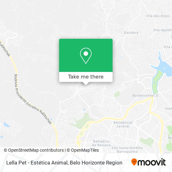 Lella Pet - Estética Animal map
