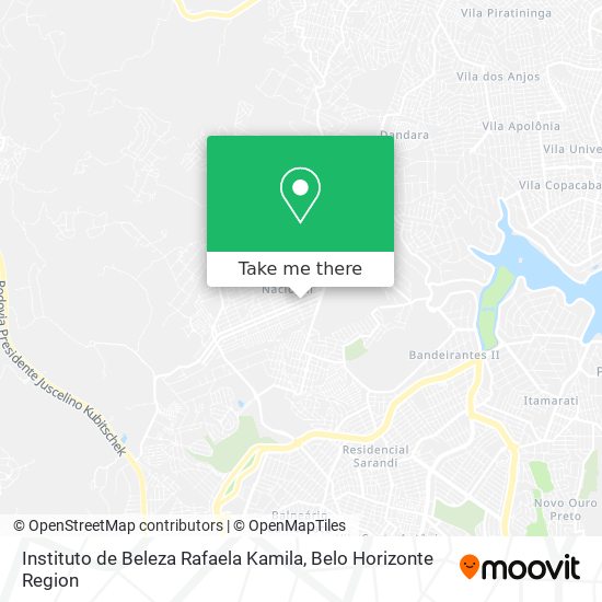 Instituto de Beleza Rafaela Kamila map