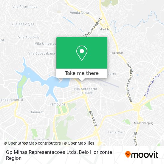 Gp Minas Representacoes Ltda map