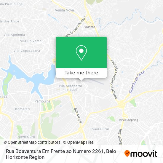 Rua Boaventura Em Frente ao Numero 2261 map
