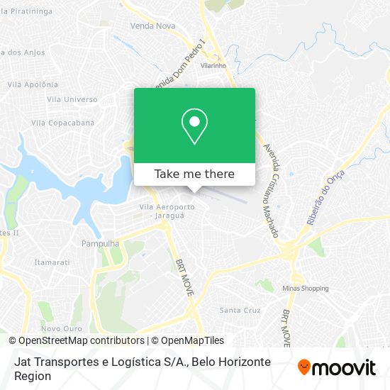 Jat Transportes e Logística S / A. map