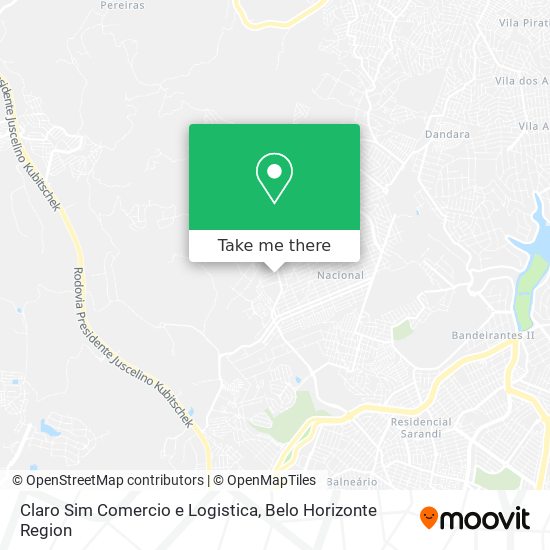 Claro Sim Comercio e Logistica map