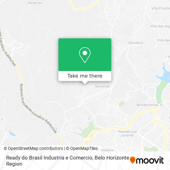 Ready do Brasil Industria e Comercio map