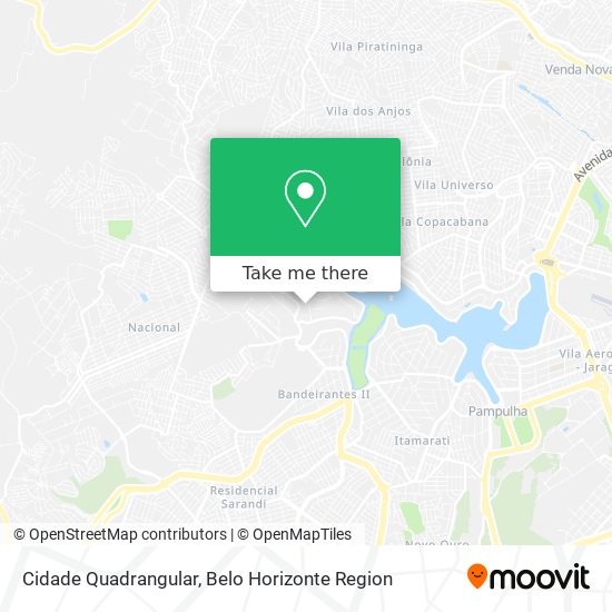 Cidade Quadrangular map