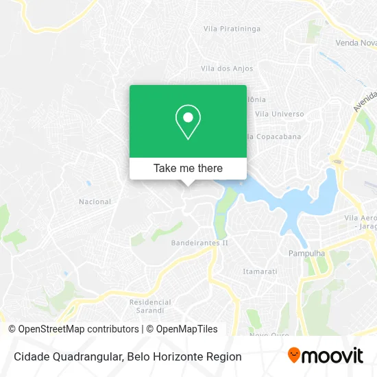 Cidade Quadrangular map