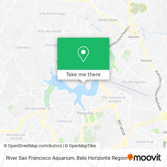 River Sao Francisco Aquarium map