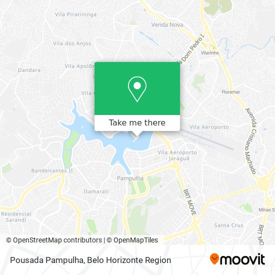 Pousada Pampulha map