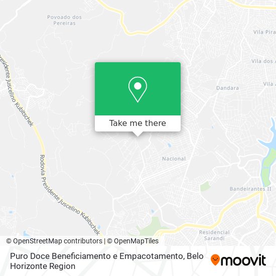 Puro Doce Beneficiamento e Empacotamento map