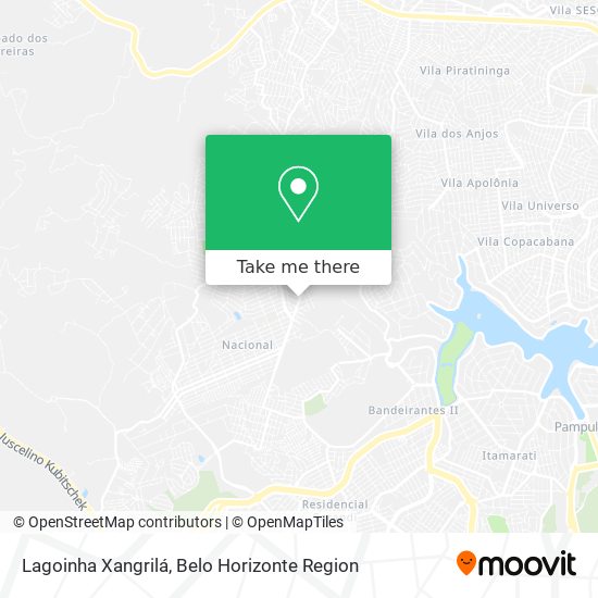 Lagoinha Xangrilá map