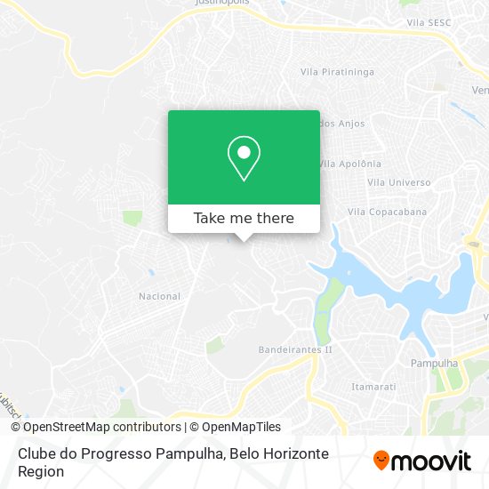 Clube do Progresso Pampulha map