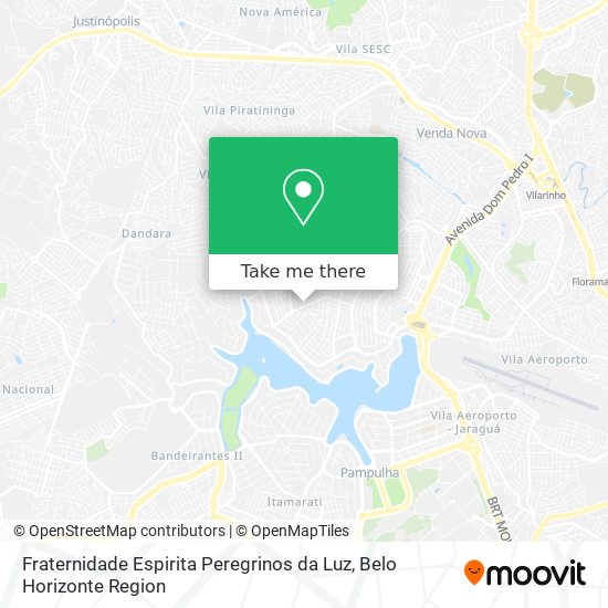 Fraternidade Espirita Peregrinos da Luz map