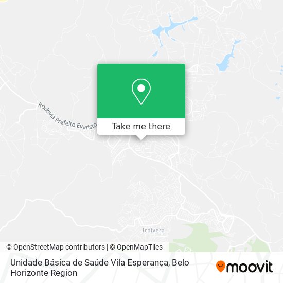 Unidade Básica de Saúde Vila Esperança map