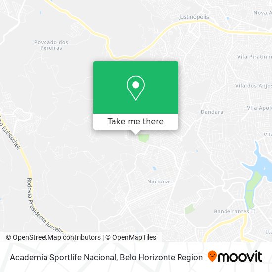 Academia Sportlife Nacional map
