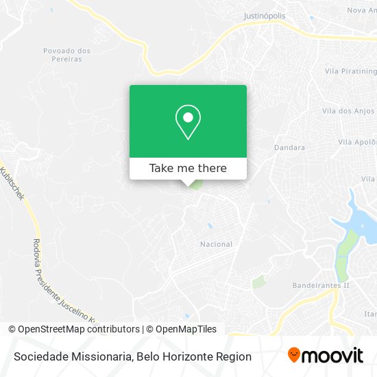 Sociedade Missionaria map
