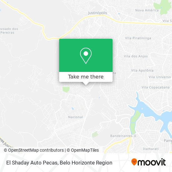 El Shaday Auto Pecas map