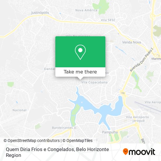 Quem Diria Frios e Congelados map