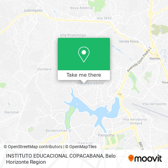 Mapa INSTITUTO EDUCACIONAL COPACABANA