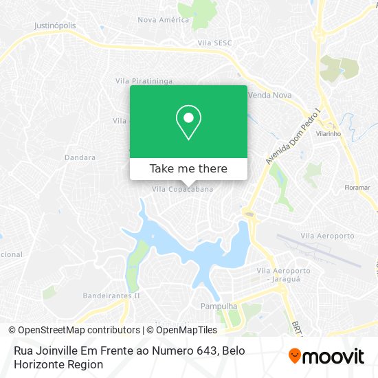 Rua Joinville Em Frente ao Numero 643 map