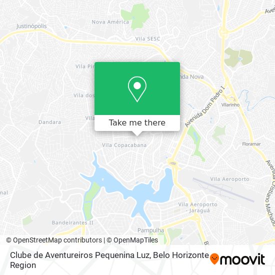 Clube de Aventureiros Pequenina Luz map