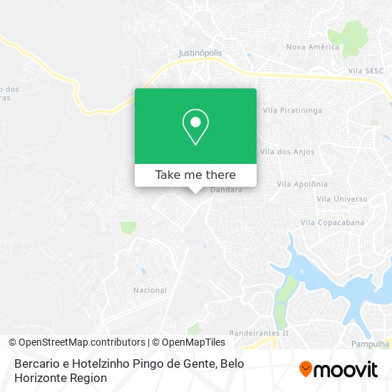 Bercario e Hotelzinho Pingo de Gente map
