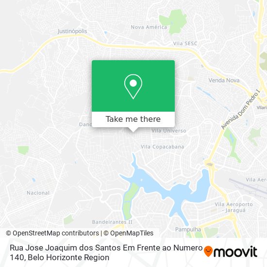 Mapa Rua Jose Joaquim dos Santos Em Frente ao Numero 140